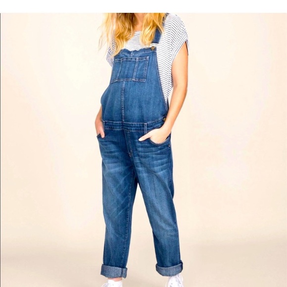 Current Elliot Maternity Overalls size 1. Dark denim. - Picture 4 of 4